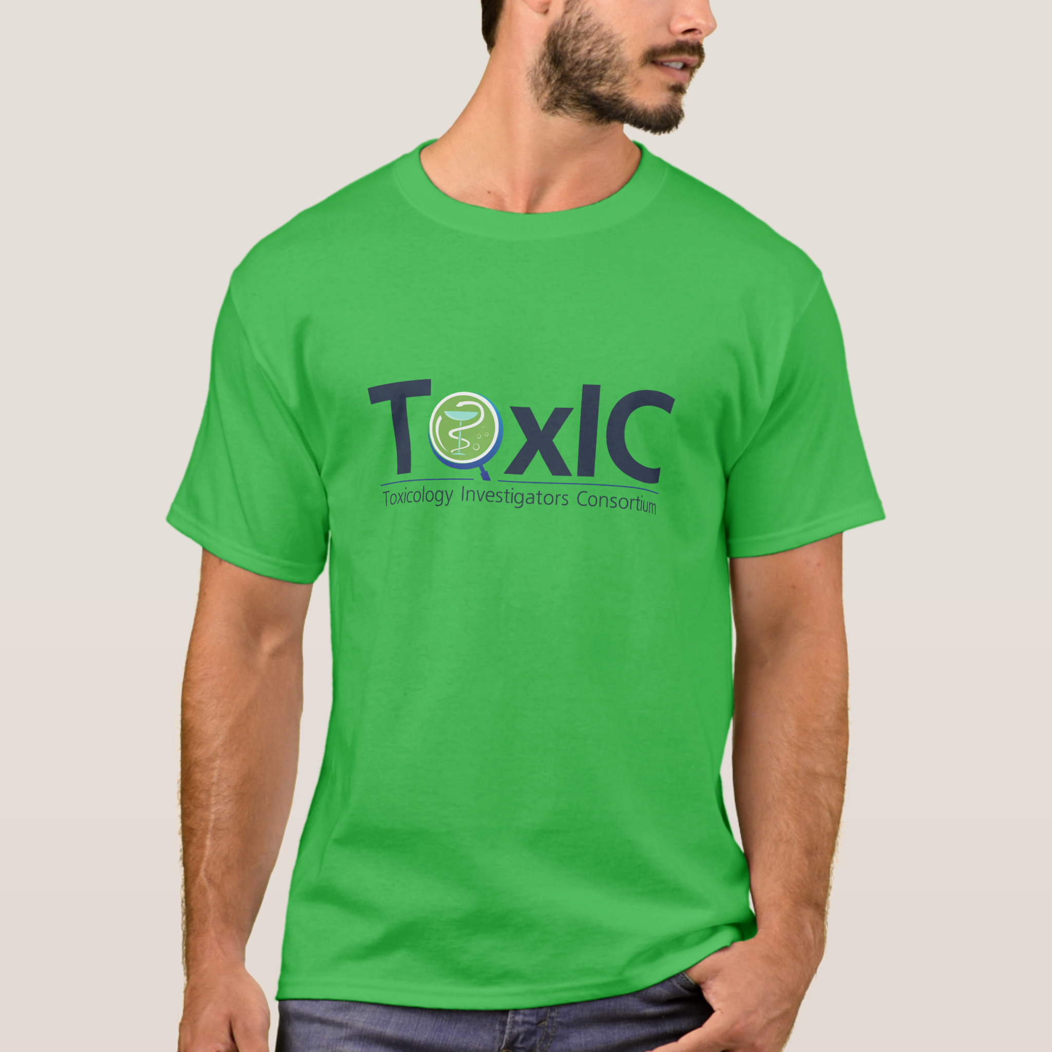 Zazzle - Mockup - ACMT ToxIC Green T-Shirt